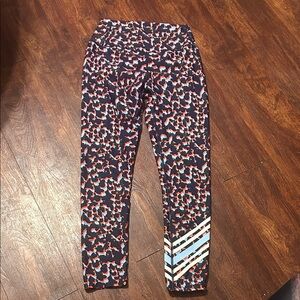 AB Studio Multicolor Patterned Leggings